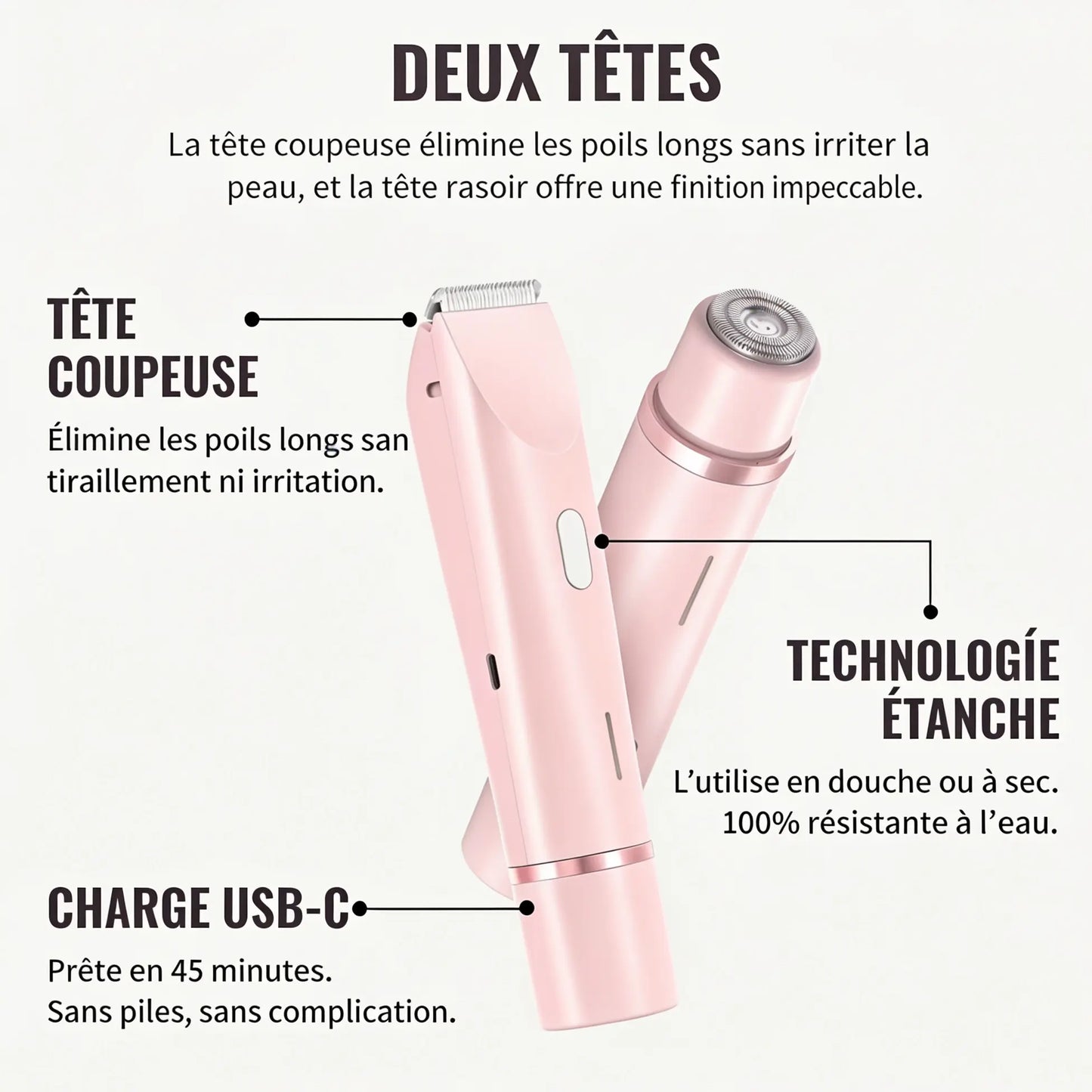 Rasoir 2 en 1 Bikini & Corps